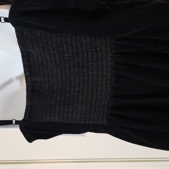 Old Navy Black velvet Maxi Dress - Picture 4 of 7
